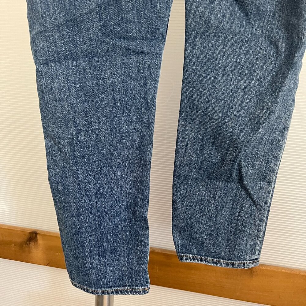 Express High‎ Rise Vintage Skinny Ankle Button Fly Blue Jeans Sz 10 - Picture 10 of 15